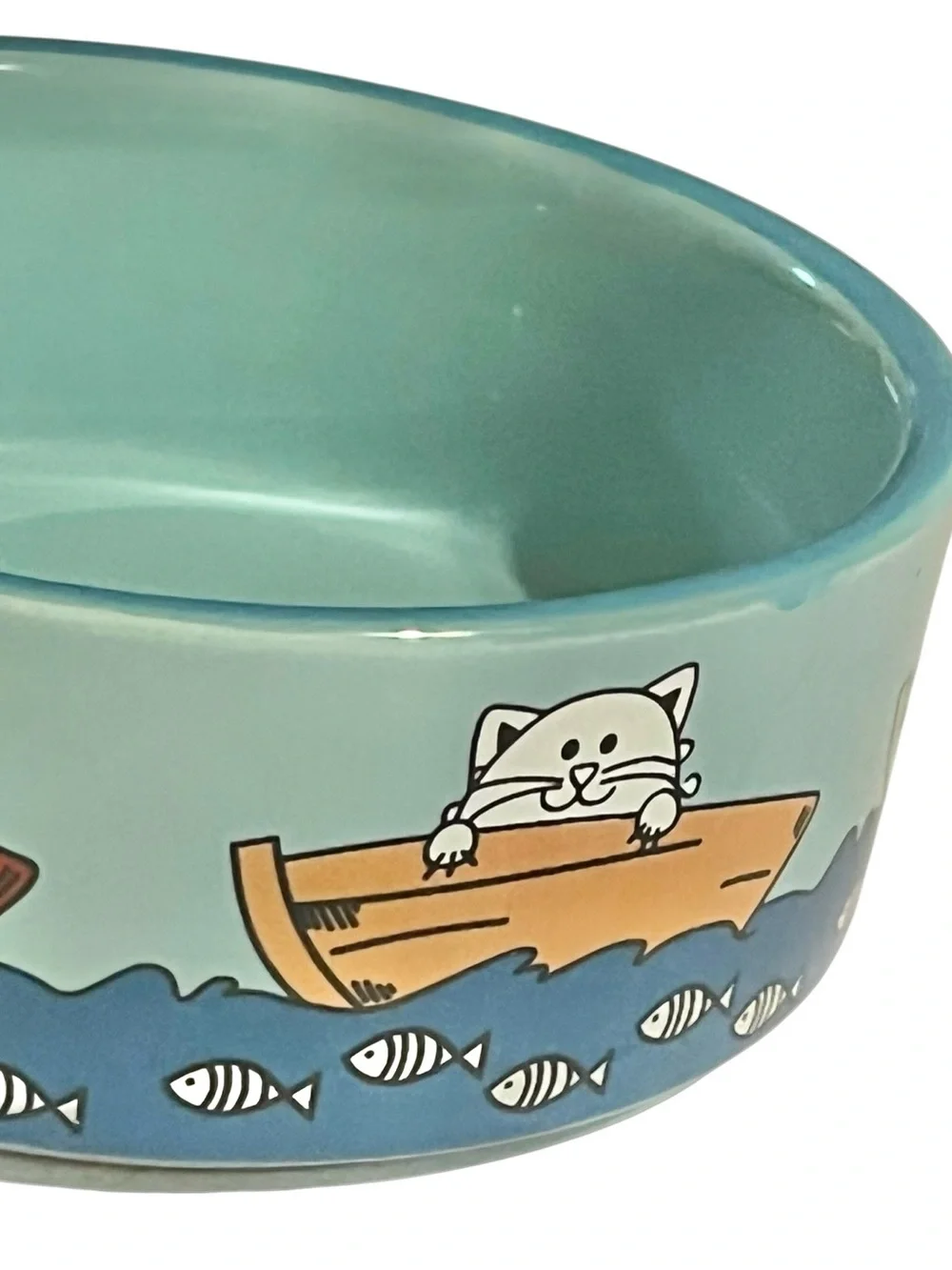 Whisker City aqua ceramic